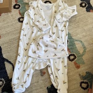 Cute baby sleep with hat